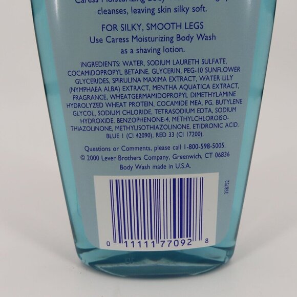 Caress Waterfresh Breeze Moisturizing Body Wash 12 Oz 2000 UPC 011111770928 NEW - Picture 7 of 9